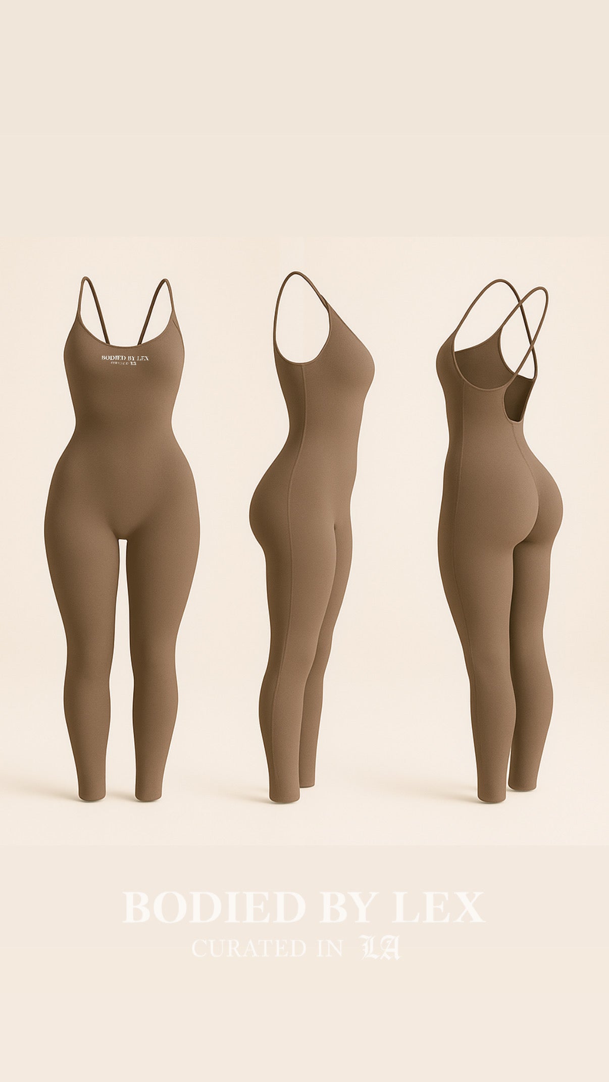 TAUPE SCULPTING BODY SUIT